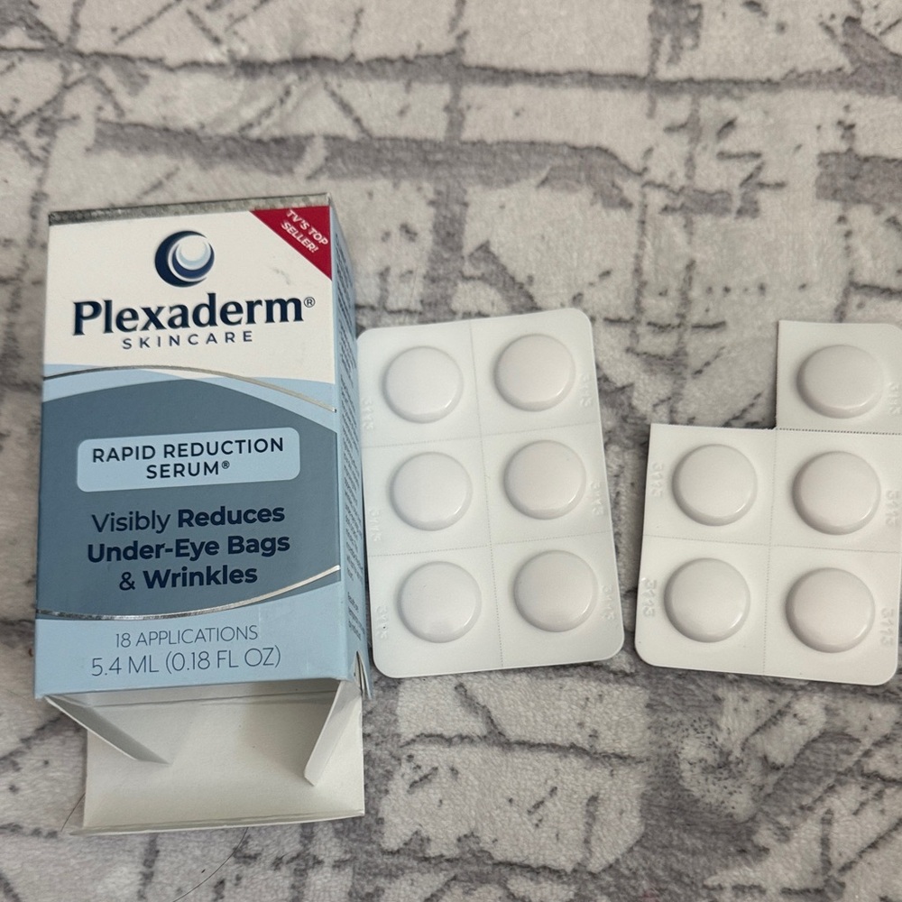 11 applications of Plexaderm Rapid Reduction Serum